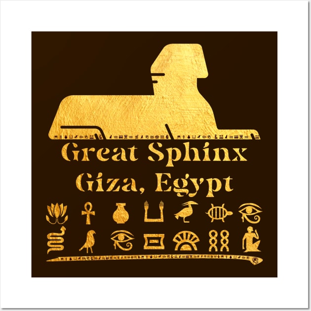 Great Sphinx: Giza, Egypt V02 Wall Art by Da Vinci Feather